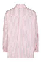 Dalma Soft Stripe Stone Shirt | Pink | Bluse fra Neo Noir