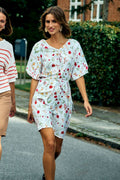 Mele Klänning 206077 | Briljant Vit Hot Coral