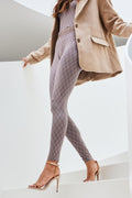 Mönstrade leggings | Brun