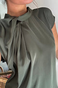Fleur Draperad Satinblus | Armé