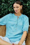 Carly Blus 206108 | Ljusblå Denim