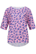 Alma T-shirt | Rosa Lila Blomma