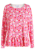 Alma Ls Volang T-shirt | Jultomtenrosa