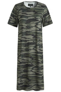 Alma T-shirtklänning | Dusty Camo