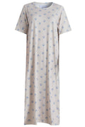 Alma Tshirt Klänning | Ivory Cobolt Shell