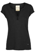 Troy T-shirt Ss | Svart