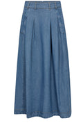 Anya Denimveckkjol 34181 | Denimblå