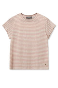 Nan O-Ss Randig T-shirt | Rose Smoke