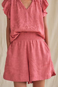 Iva Vito Shorts | Shorts Bleknade Rosa