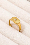 Solstrålande ring | Guld