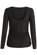 Alma Ls Turn Top | Svart Simili