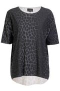 Alma T-shirt | Mörkgrå Leo