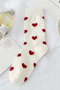 Anabell Heart Sock | White Rd