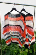 Adria Multirandig Kofta | Orange Multi