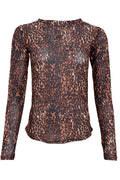 Annie Mesh Blus | Brun Leo