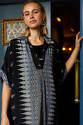 Luna L/S Kaftan Tunika | Höstblå