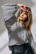 Nora V-shirt 35778 | Vit svart