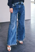 Darin Wide Jeans 31288 | Denimblå