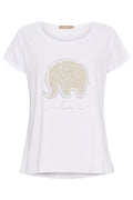Marie T-shirt | Vit kärlekselefant