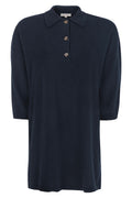 Liva 2/4 Polo Sticka | Mörk safir