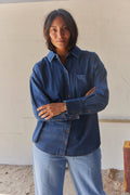 Lisea Skjorta 205483 | Medium Blue Denim | Skjorte från Freequent