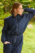 Lolly Quilt Jumpsuit | Marinblå