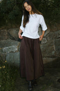Yara Poplin Kjol | Chokladbrun