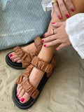 Keep Walking Sandaler | Cognac