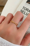 Elegant prästkrage-ring | Guld