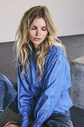 Denimskjorta med dubbla lager 35741 | Denimblå