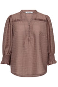 Charlie Frill Ss Shirt 35770 | Old Rose