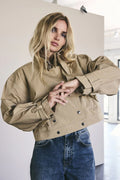 Francis Crop Trenchjacka 30271 | Khaki