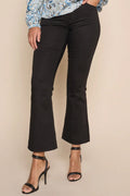 Alli Hybrid Flare Jeans | Svarta