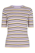 Roberta Ss Blus | Lavendelgul Randig