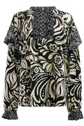 Tia Ls Volangblus | Svart