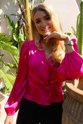 Tiki Ls Twist Blus | Rosa
