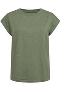 Ulla T-shirt | Dusty Light Army