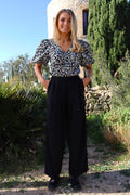 Vera Wide Pant | Svart