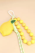 Lemony Beads Bagcharm | Flaming Yellow